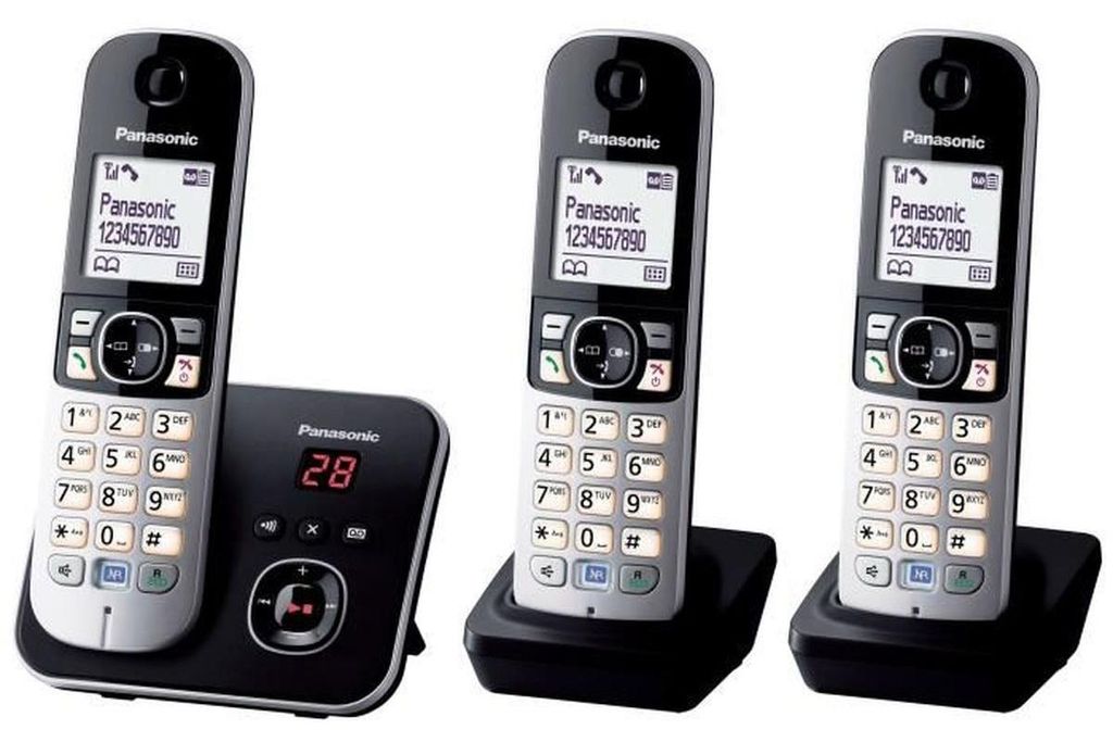 Panasonic KX-TG6823, DECT-telefoon, Luidsprekerfunctie, 120 Productafbeelding 
