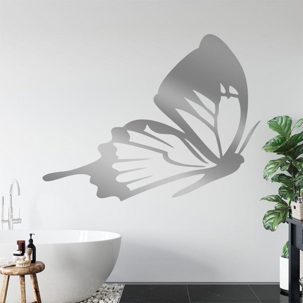 Schmetterling Nr. 5 Wandtattoo in 6 Größen - Wandaufkleber Wall Sticker - Dekoration, Küche, Wohnzimmer, Schlafzimmer, Badezimmer