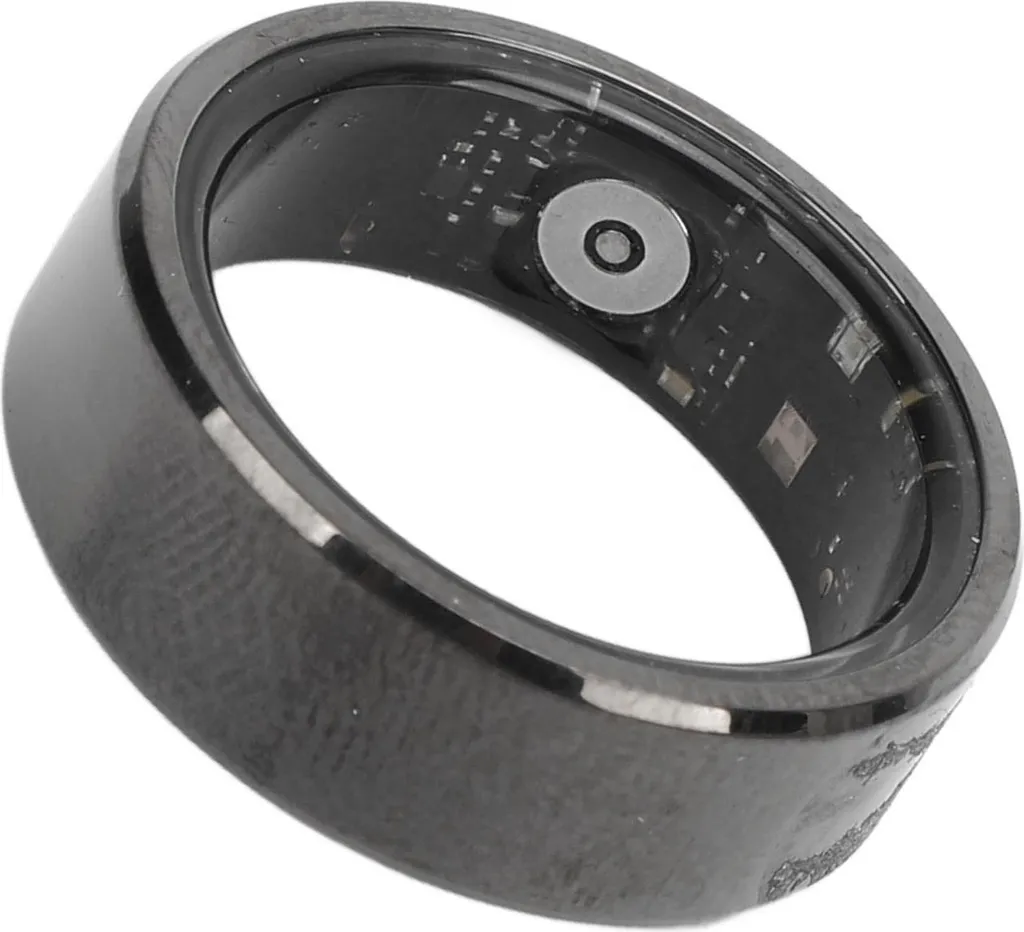 Bague Connectée Santé Smart Ring IP68 Bluetooth Taille 9 ID 18,9 mm Noir - 2