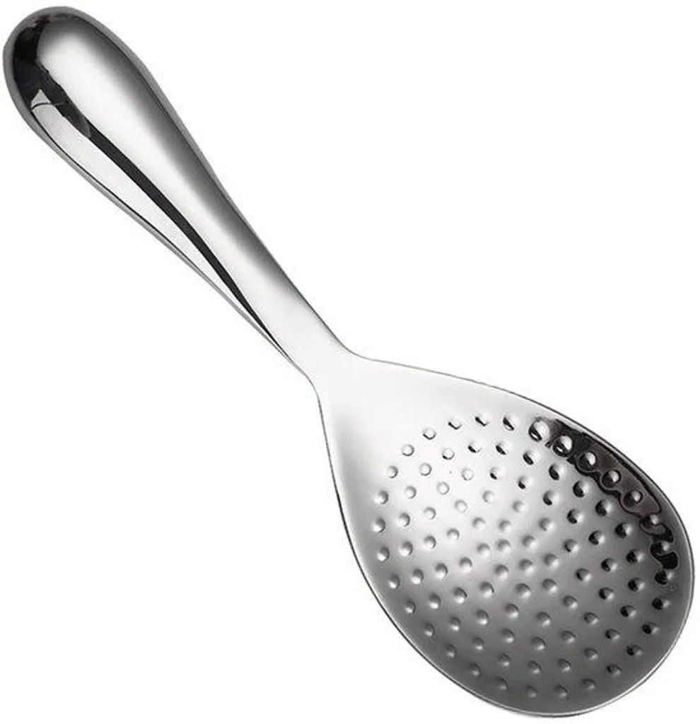 Cuillère à riz RVS robuste et élégante pour buffets de réception