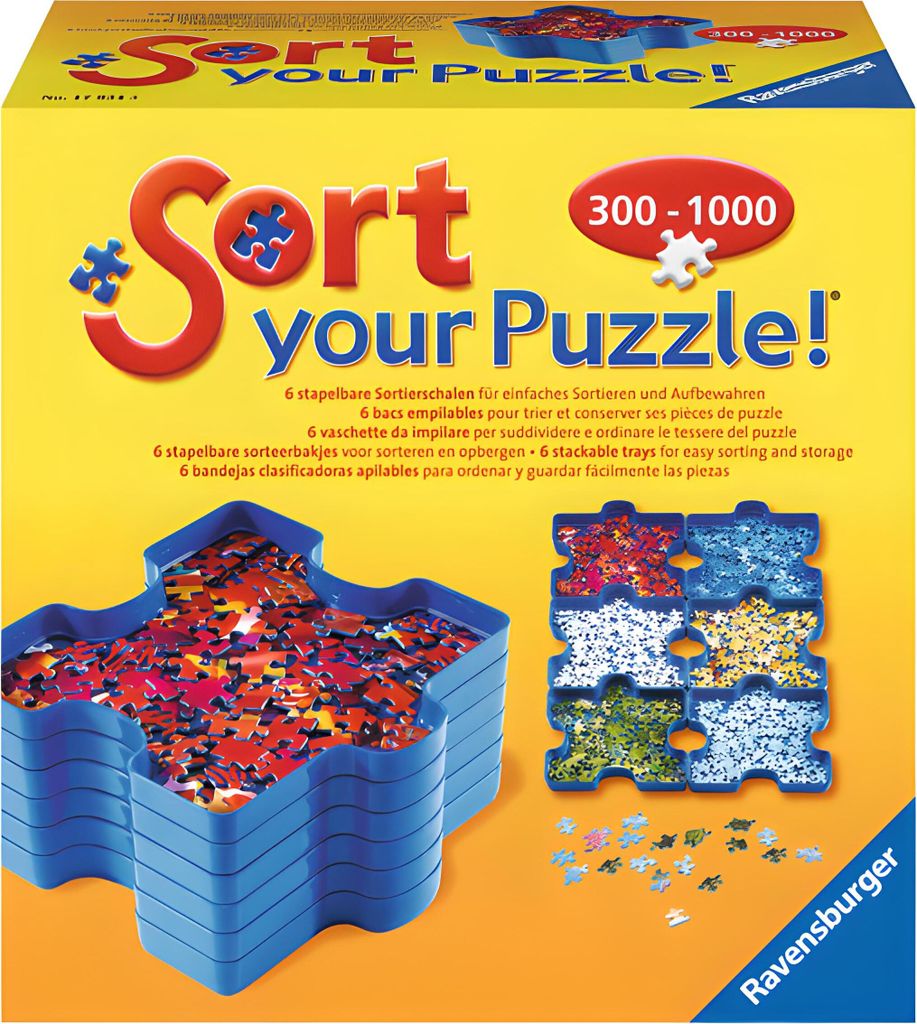 Ravensburger Sort Your Puzzle ! 6 stapelbare Sortierkästen 17934