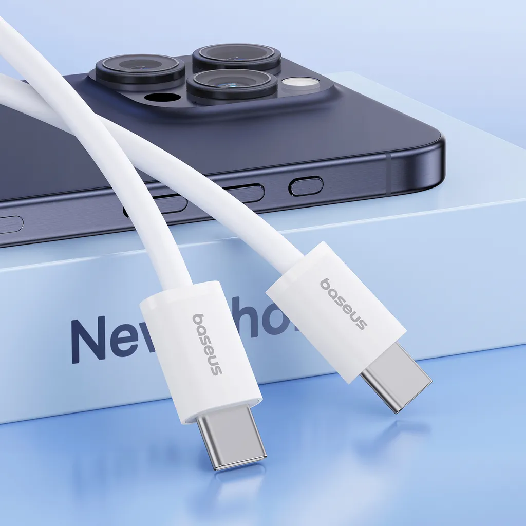 USB-C to USB-C Cable Baseus Superior Series 2, 30W, 3A, 1m, White P10365200211-00 - 7