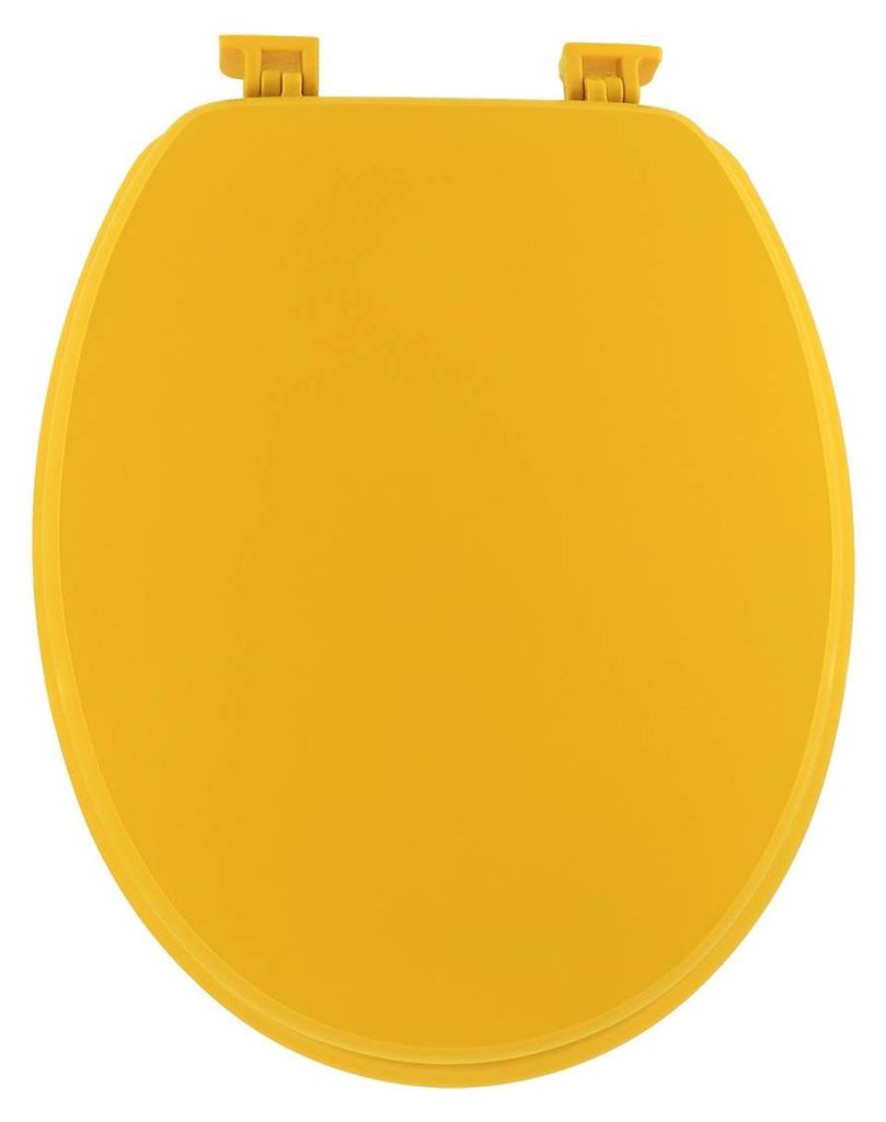 Wc-deckel mdf 18 zoll kunststoffbefestigungen - senf - Tendance