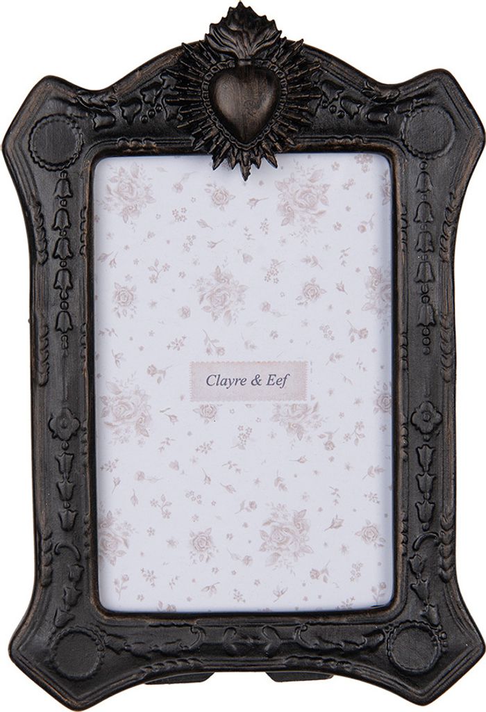 Rámeček na obrázky Clayre & Eef 10x15 cm, černý plast Obrázek produktu 