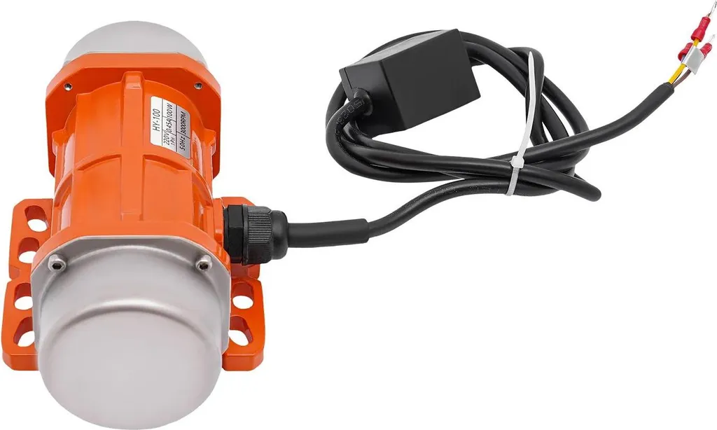 Vibrateur électrique industriel 220V Orange 100W pour tamisage 3000tr