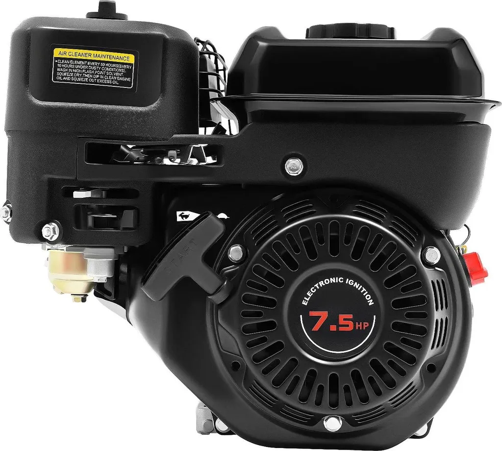 Moteur horizontal 7,5 ch 3600 tr/min avec arbre 20 mm haute qualité