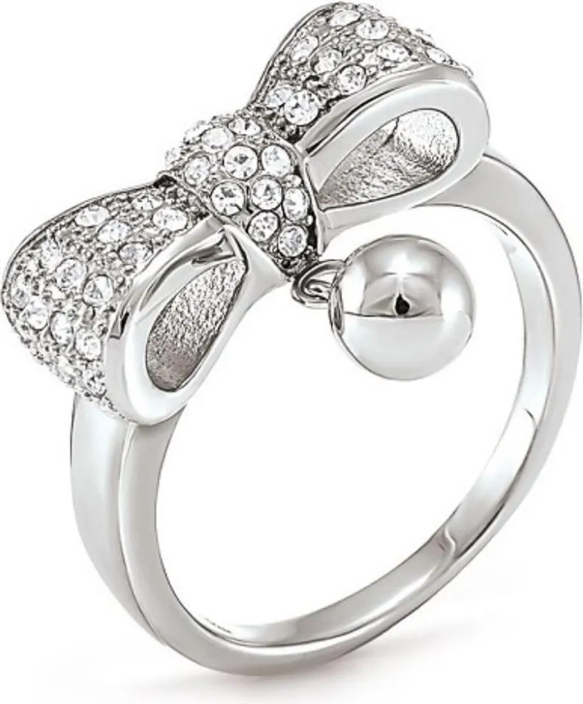 Folli Follie 3R15F005C-50 Anello Argento Acciaio | Stile Minimal Donna