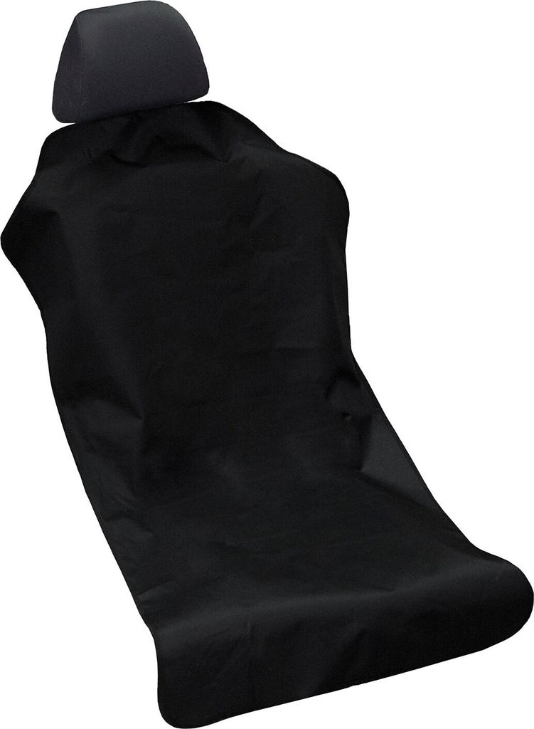 Schonbezug Autositz, 100% Polyester, schwarz, Produktbild 