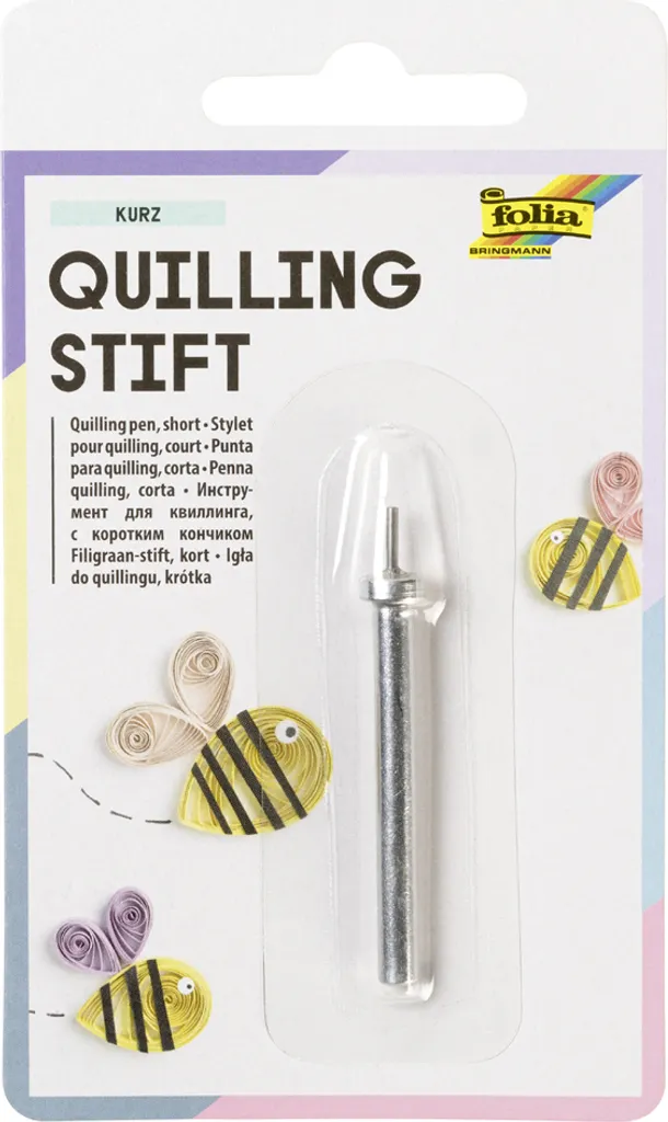 Outil de Quilling en Métal Folia 1280 pour Enrouler Bandes de Papier