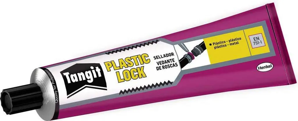 Tangit Plasticlock 100ml Colle Rose avec Haute Résistance Mécanique