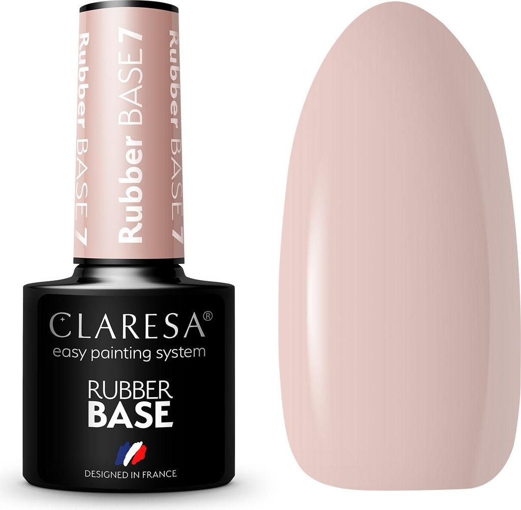 Claresa | Rubber Base 07 - 5g - Hohe Adhäsion - Elastisch - Nagelbasis - Gel