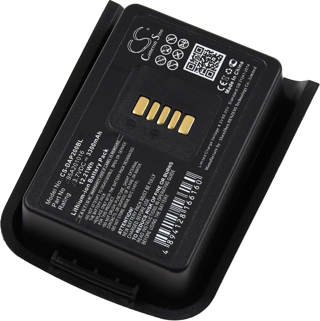 Akku passend für Barcode-Scanner Datalogic Pegaso P20 Typ 95A201016