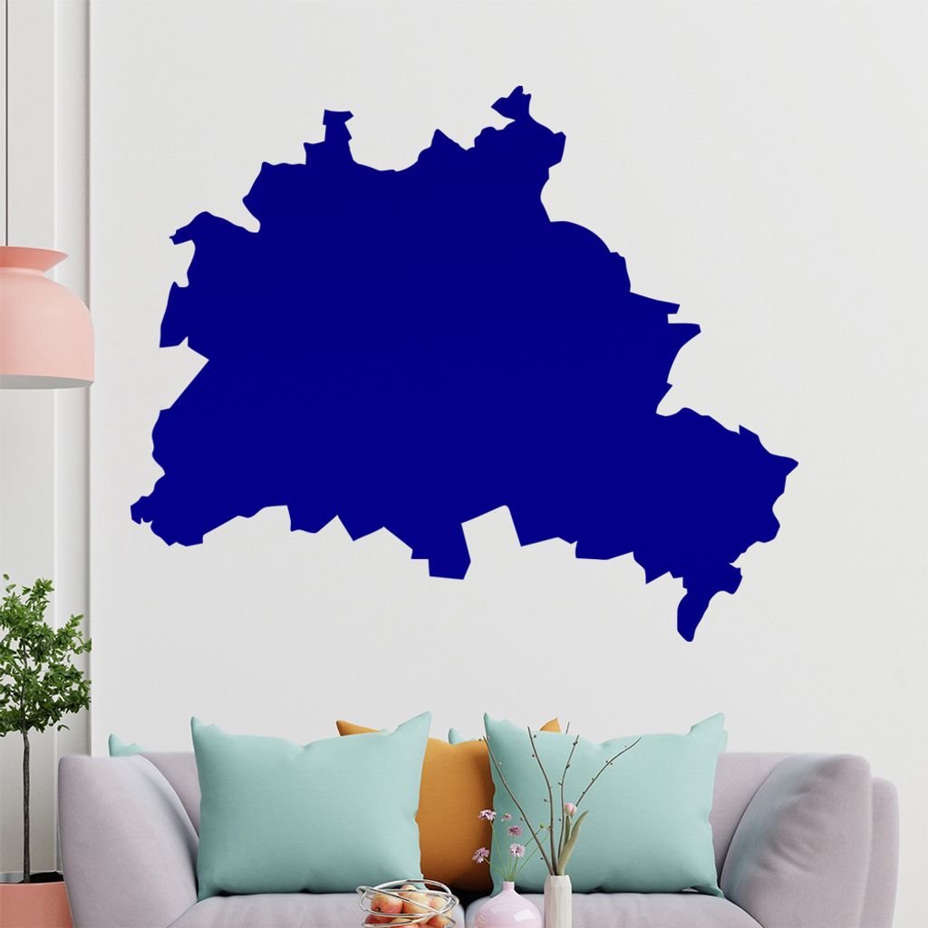 KIWISTAR Bundesland Berlin - Brandenburger Tor Wandtattoo in 6 Größen - Wandaufkleber Wall Sticker - Dekoration, Küche, Wohnzimmer, Schlafzimmer...