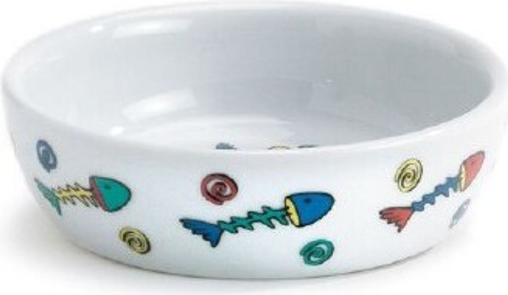 Beeztees - Katzennapf - Porzellan - 13,5x13,5x4 cm - 330 ml
