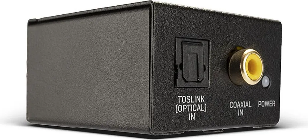 Adaptateur audio pour brancher TV optique sur ampli RCA LINDY