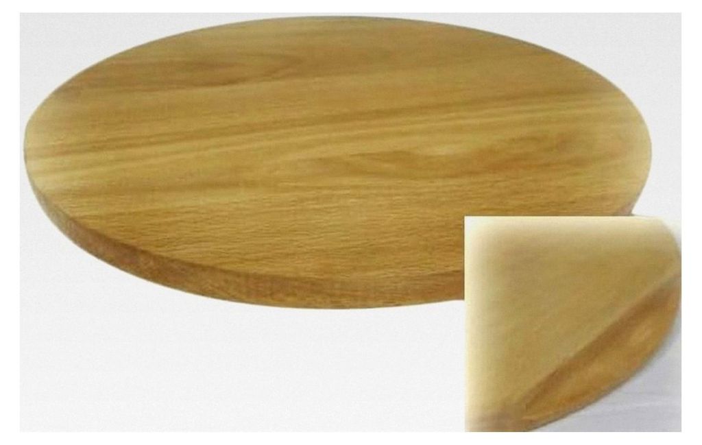 Rundes Pizzabrett aus Holz - 40 cm