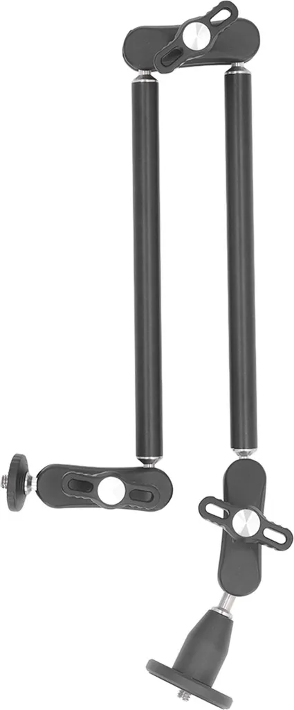 Support Bras Magique pour Vlogging et Streaming, Fixation Micro et LED