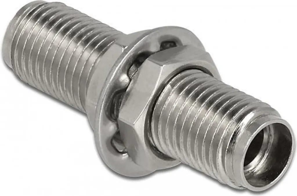 Fiche fibre optique SMA 905 métallique DeLOCK 86836 pour réseau
