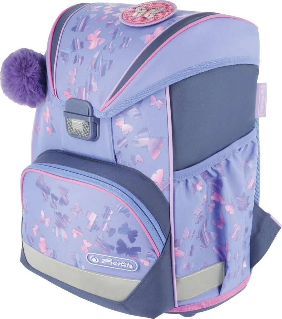 Cartable Herlitz UltraLight Plus Butterfly Paradise 50046157 rose