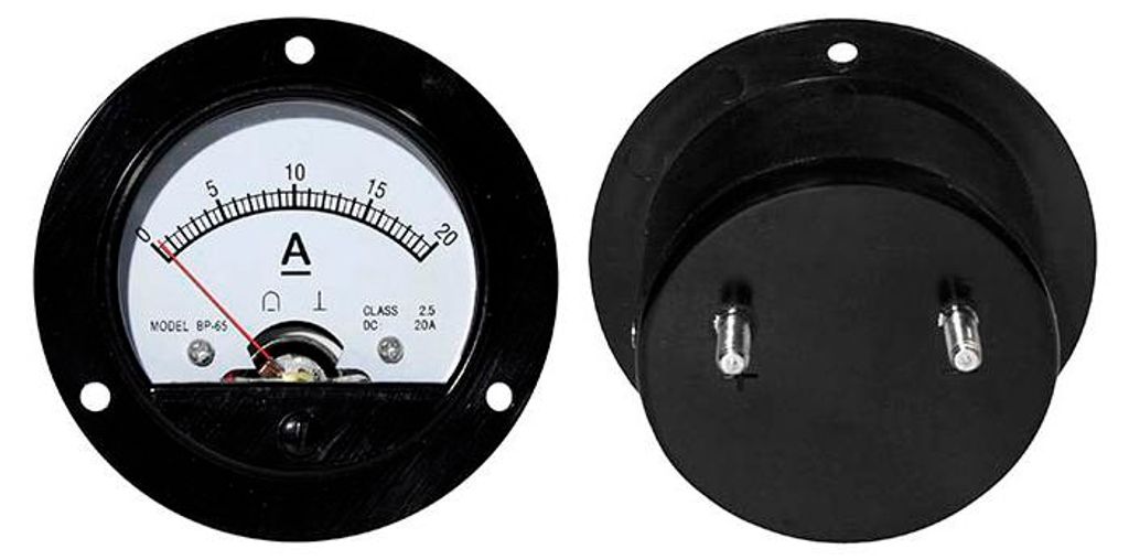 20A Rundes Ampermer Mit Shut Produktbild 