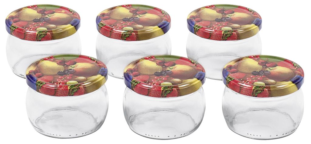 EMSY Schraubdeckelglas bauchig 258ml mit 82mm TO-Deckel Produktbild 