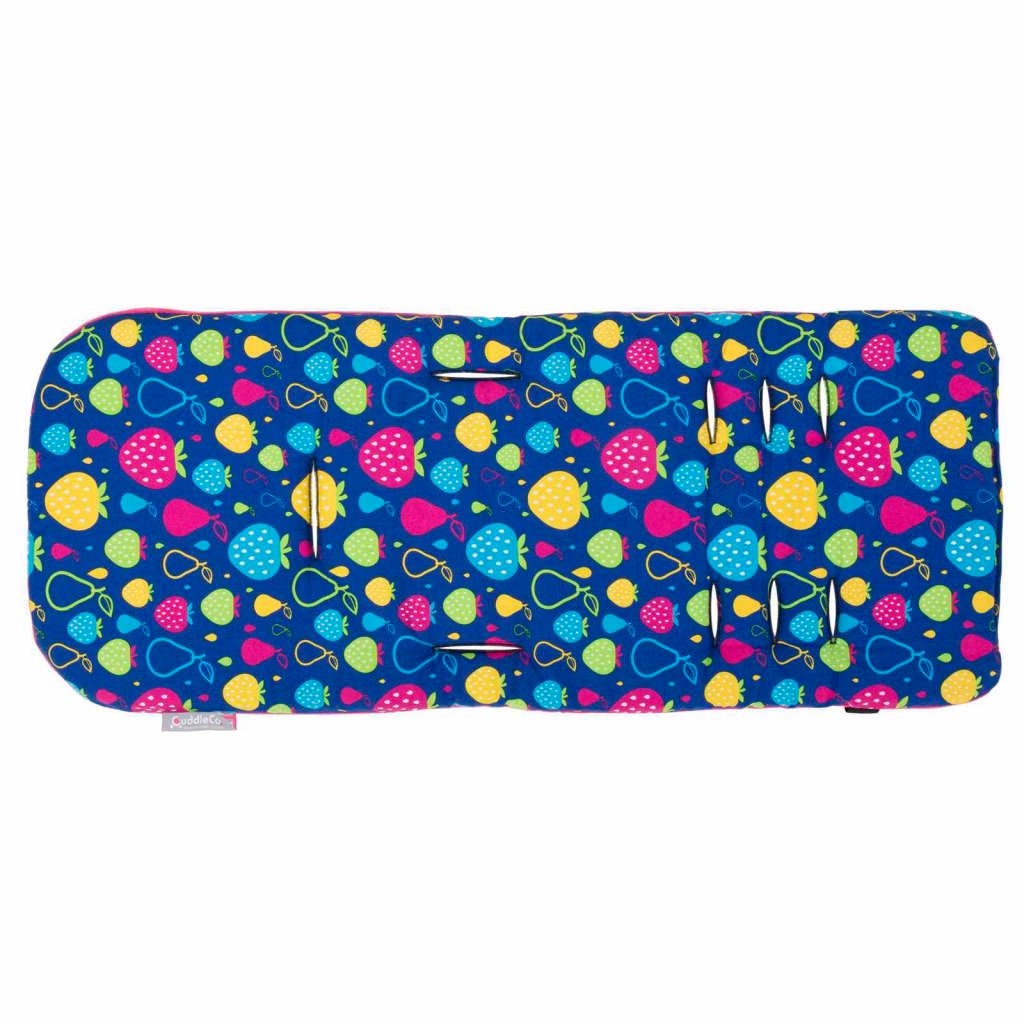 CuddleCo Memory-Schaum-Auflage für Kinderwagen Comfi-Cush Obst