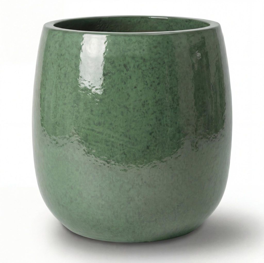 Doniczka ceramiczna Provencelia SOCRATE Jadeitowy, Ø40 cm x Zdjęcie produktu 