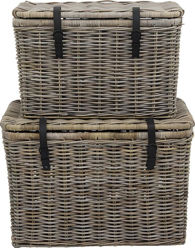 Koffer zur Aufbewahrung 2er-Set - Kubu - 80 x 45 x 55 cm & Produktbild 