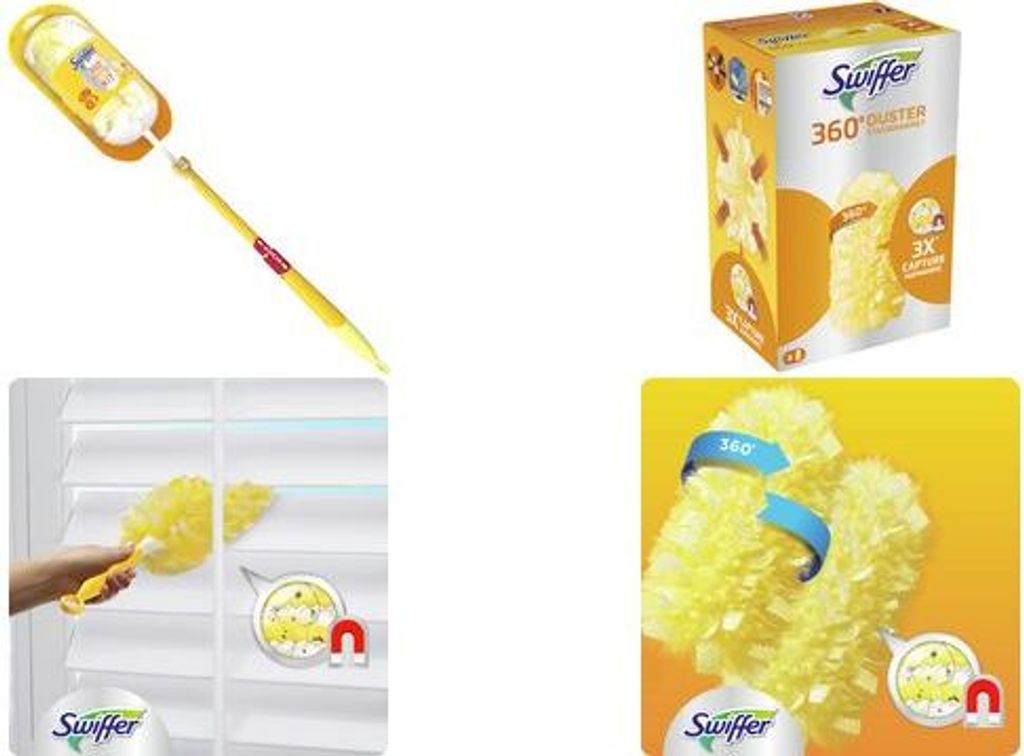 Swiffer Staubmagnet 360 Grad XXL Starterkit bestehend aus 1 Griff und 1