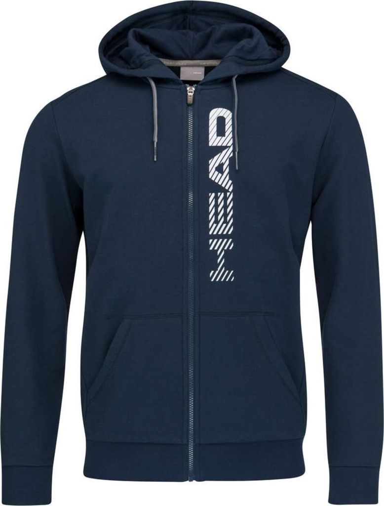 HEAD Club Fynn Hoodie Full Zip Herren Blau, Größe:S