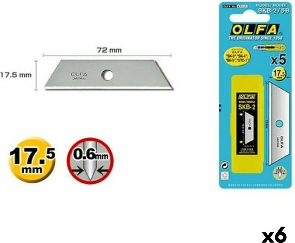 Ricambi Lame Olfa 17,5mm - Kit 30 Lame per Progetti e Modellismo