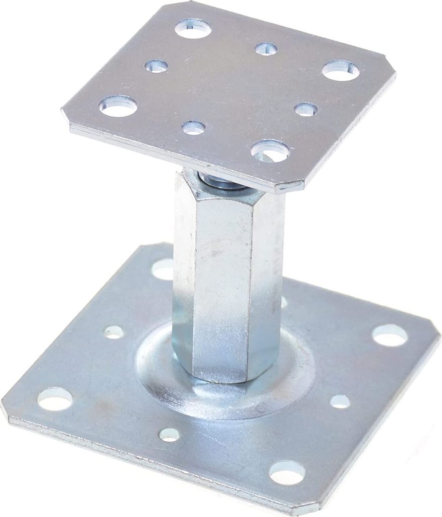 Podstawa słupka Aqbau® 110x80mm z regulacją wysokości do Zdjęcie produktu 