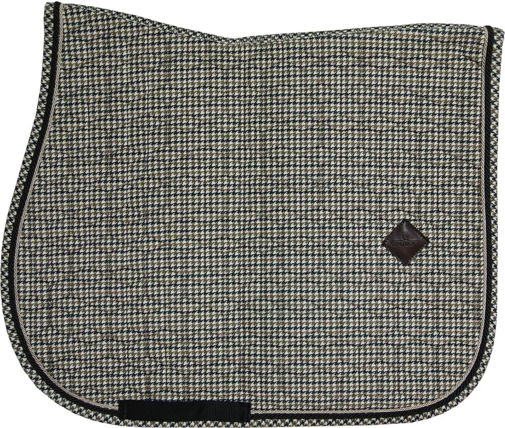 Sottosella Kentucky Horsewear Pied-De-Poule Marrone - Alta Moda Equestre