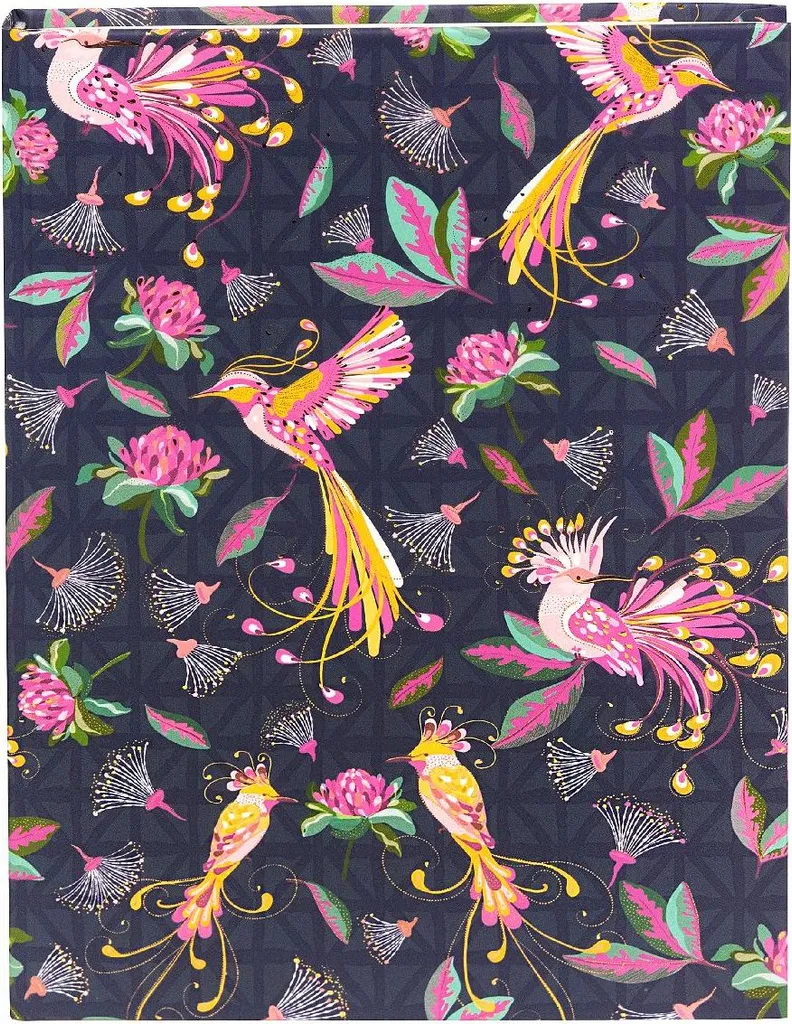Goldbuch Quaderno Tropical Birds Blu A5 - 200 Pagine Qualità Tedesca