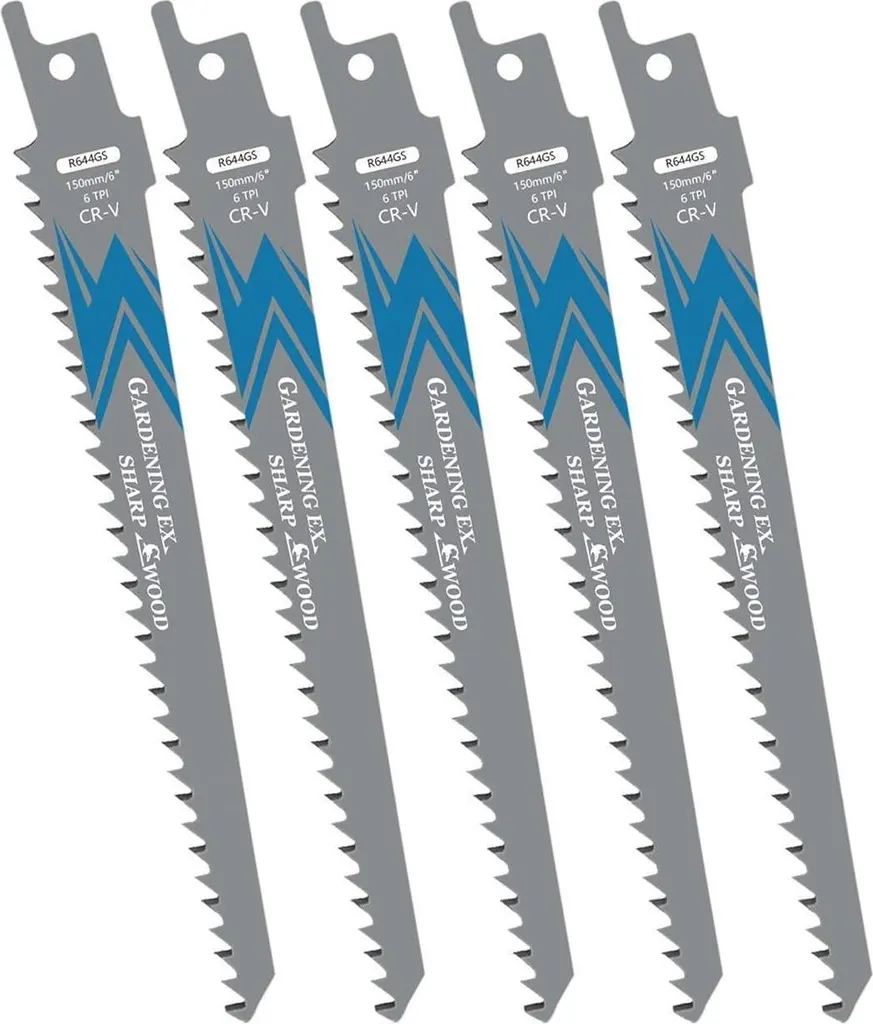 Lame de Scie Sabre Bois 6TPI avec Denture Agressive pour Coupe Efficace