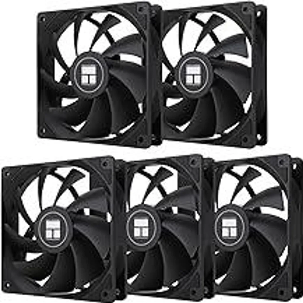 Thermalright TL-C12C X5 - Set Ventole Silent PWM 120mm Nere