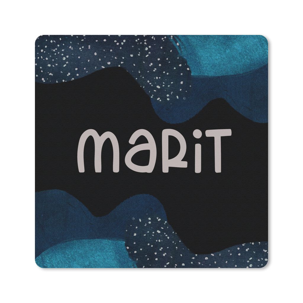 MuchoWow Mauspad Mousepad Marit - Pastell - Mädchen 20x20 cm - Mousepads - Maus Mat - Pad - Mausunterlage - Desk Mat - Bureauartikeln