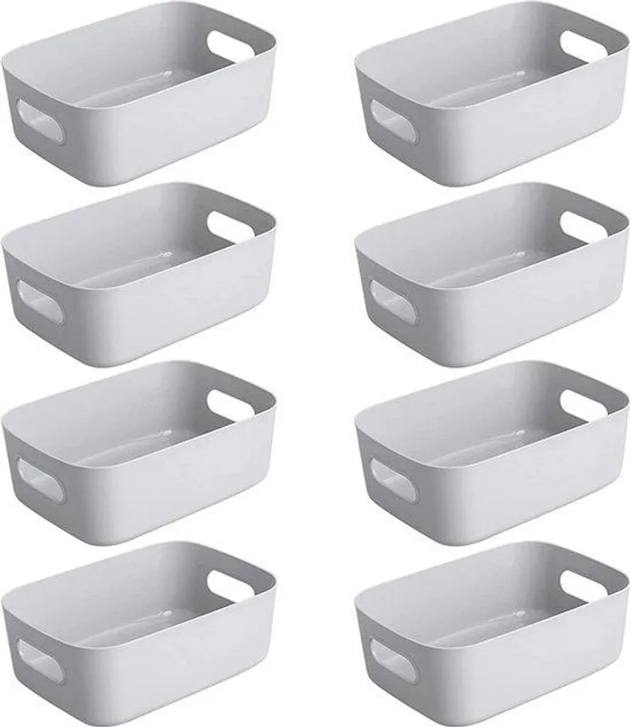 Rangement de salle de bain 8 compartiments pour maquillage et soins