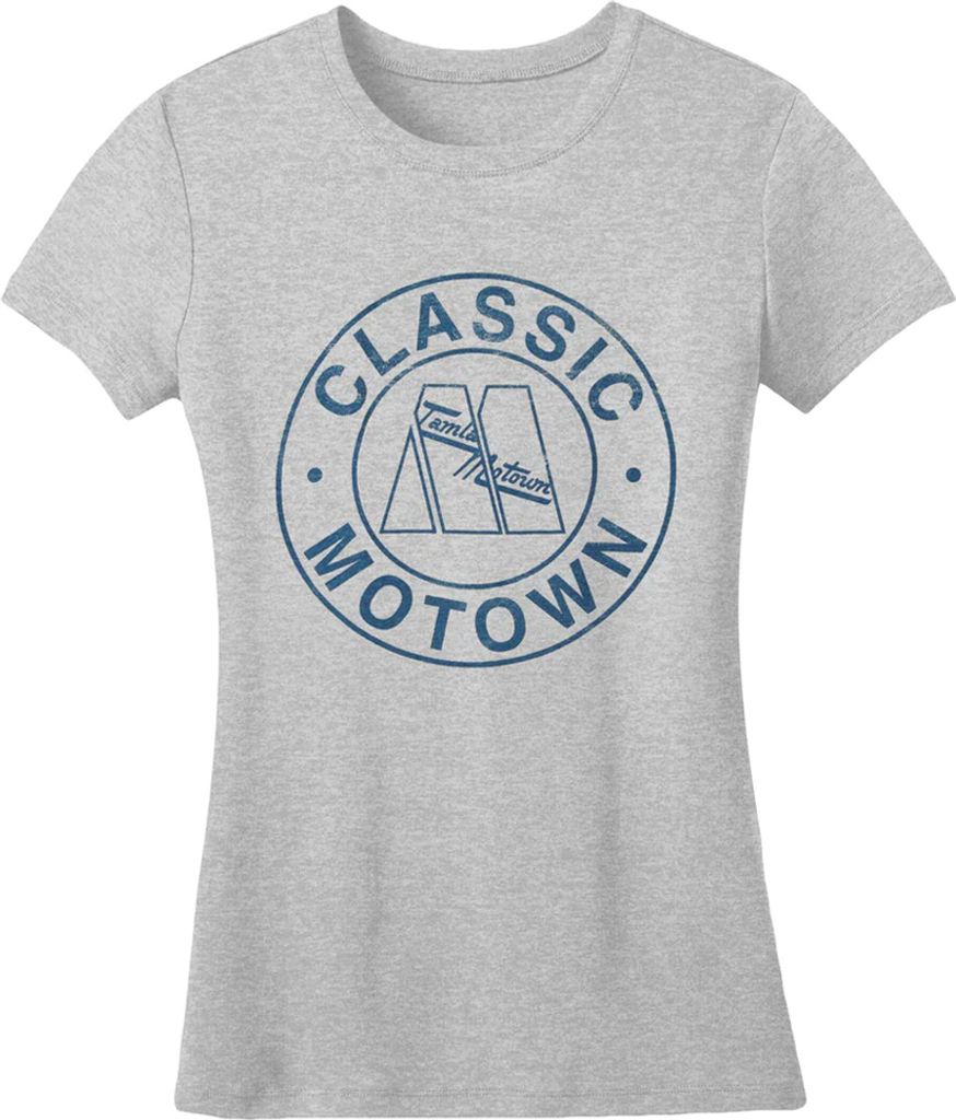 Motown Records - "Classic" T-Shirt für Damen RO7306 (L) (Grau)