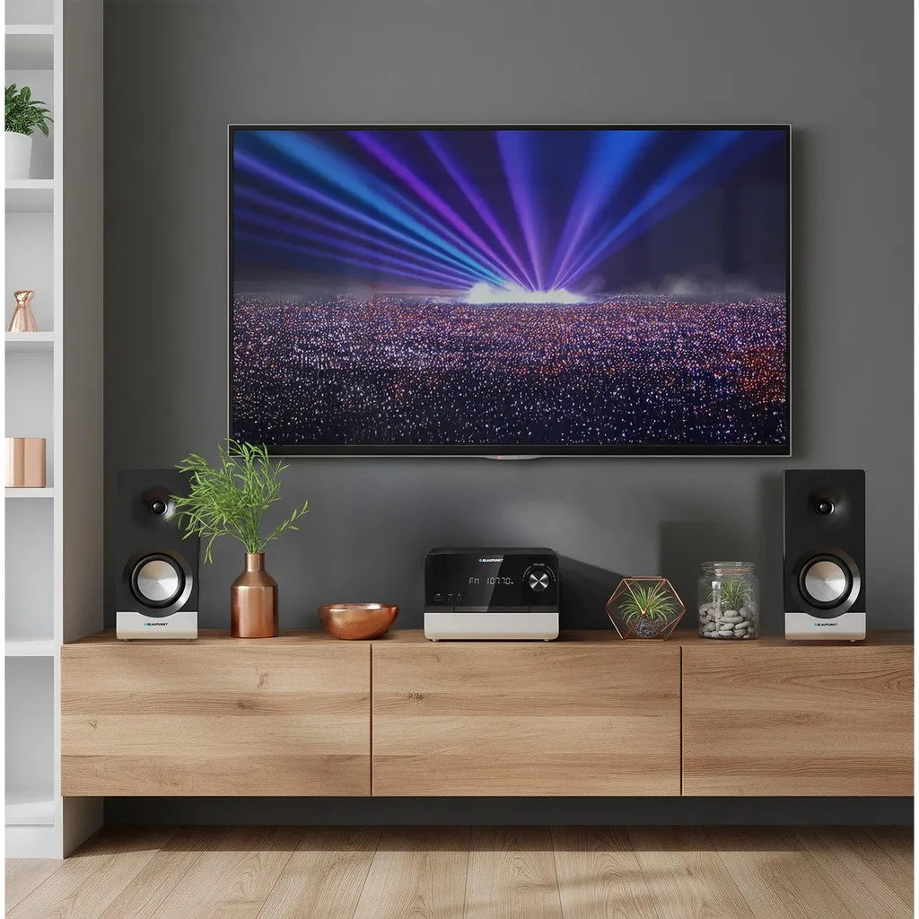 Micro Chaîne Blaupunkt MS40.2BT 40W Bluetooth avec Réveil et Port USB