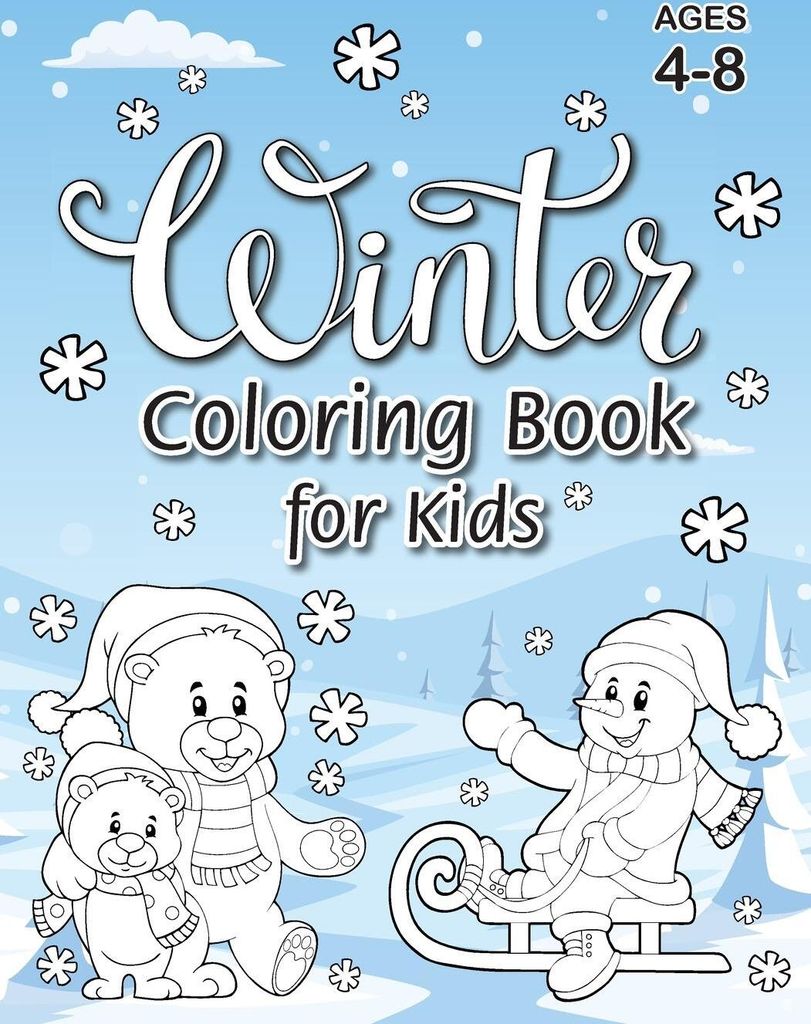Winter Coloring Book for Kids Malbuch Kaufland.de