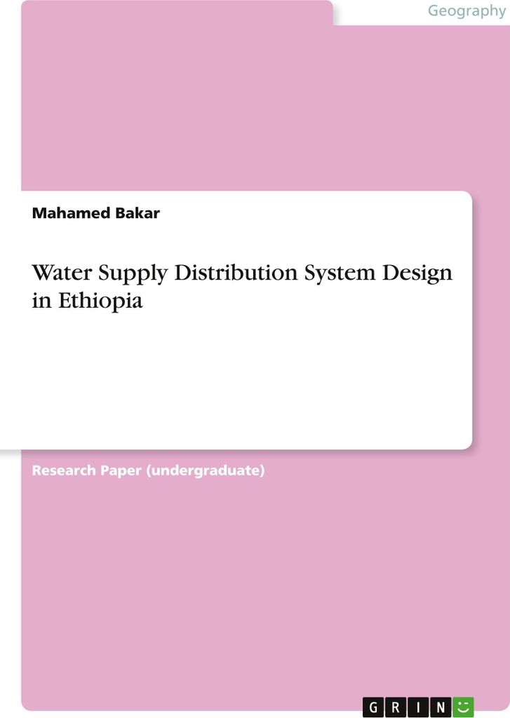 Water Supply Distribution System Design in Ethiopia