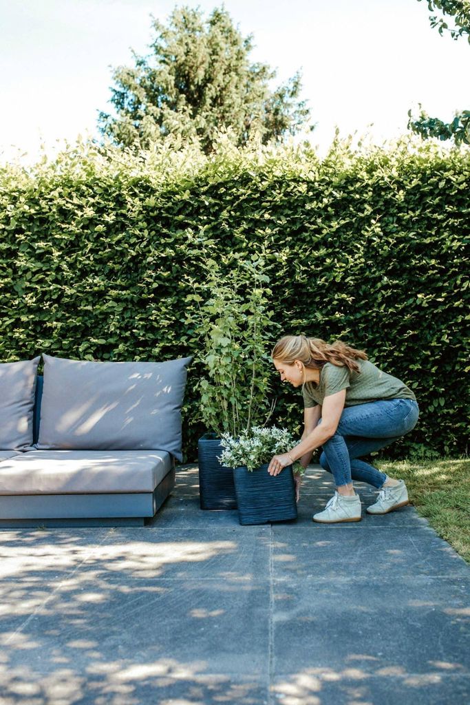Capi Europe Vaso Palle Rib NL 62x48 Avorio - Leggero E Di Design Per La Tua Casa