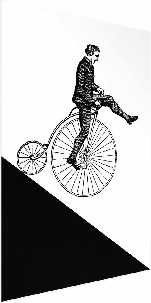 Posterpapier Poster - Cyclist 29.7x42 cm Menschen h-C-0067-ao-a