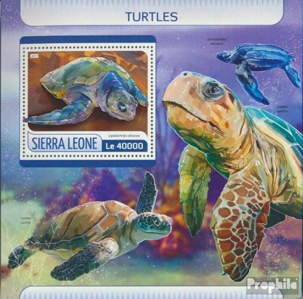 Briefmarken Sierra Leone 2017 Mi Block 1239 (kompl. Ausg.) Produktbild 