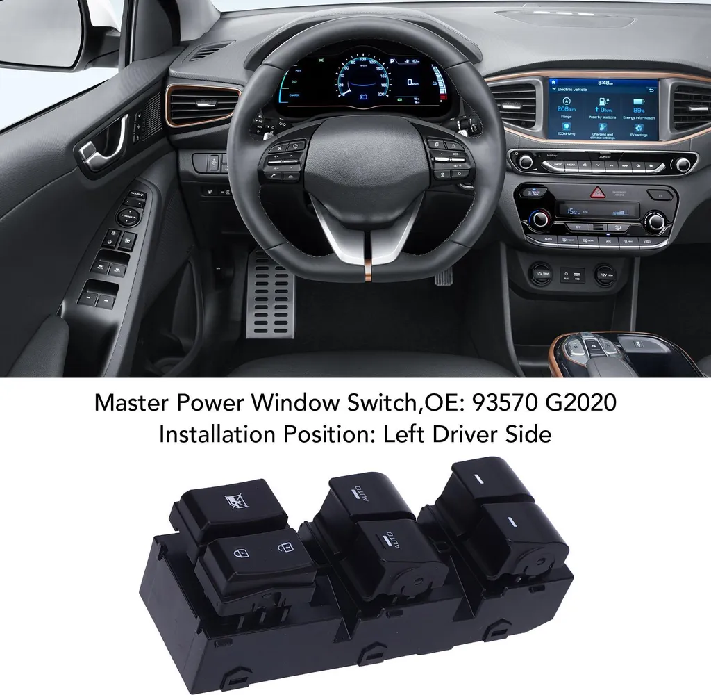 Interrupteur de lève-vitre pour réparer la commande de Ioniq