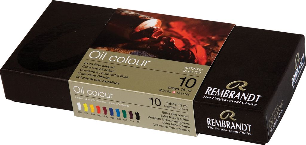 Rembrandt Oil Colours Basic Set | 10 x 15 ml Immagine del prodotto 