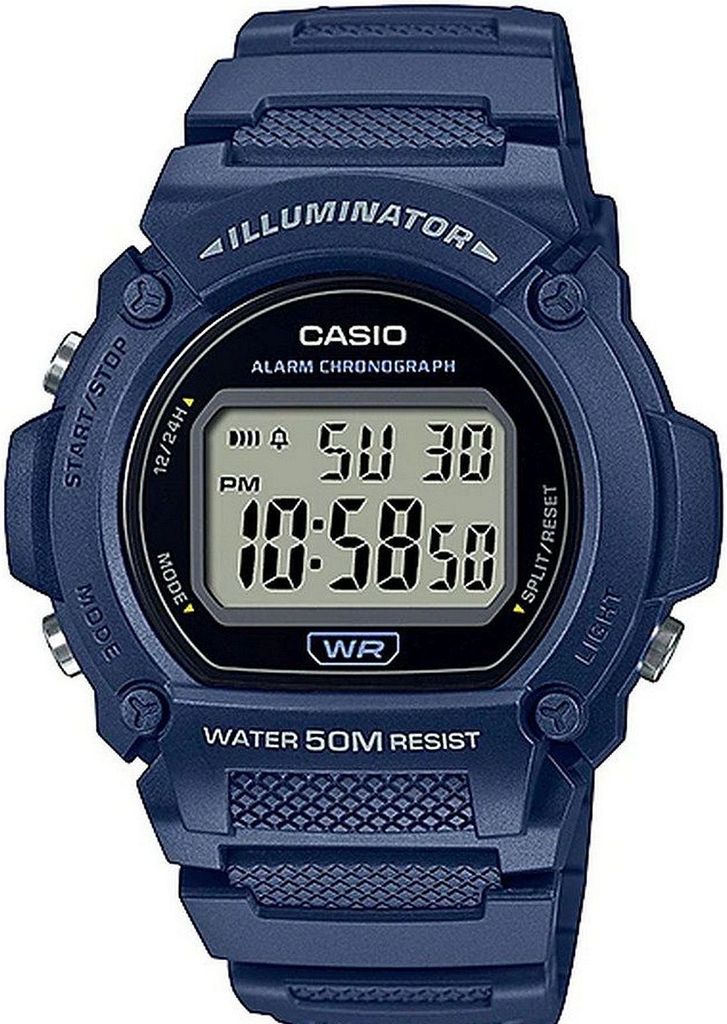 Casio W-219H-2A + Box Herrenuhr Produktbild 