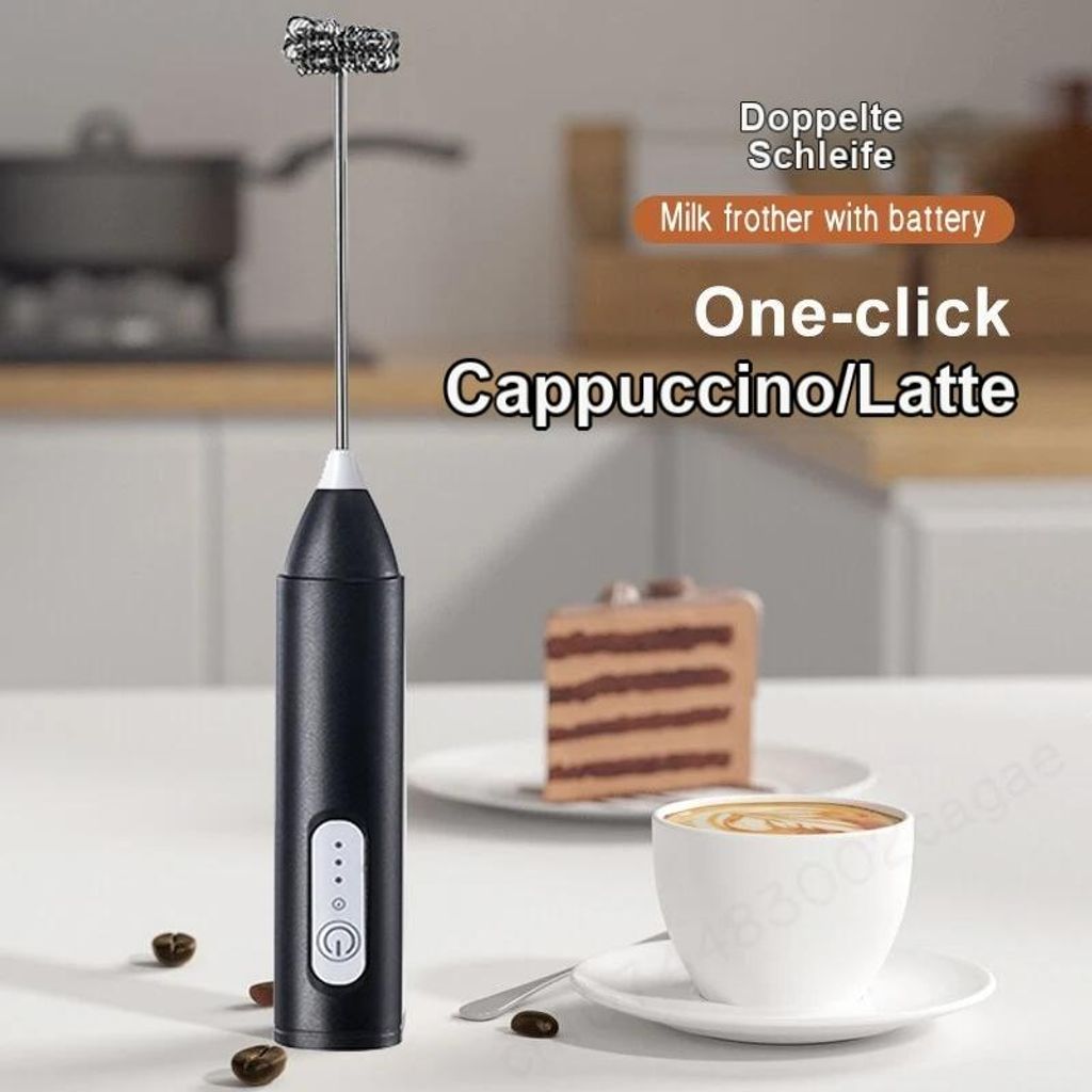 Milchaufschäumer Elektrisch Akku Typ-C Mini Kaffeemaschine