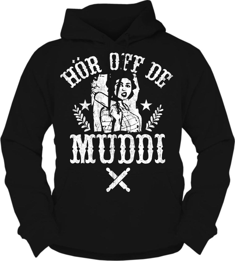 Herren Kapuzenpullover Hör off de Muddi